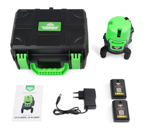 Лазерный уровень AMO LN 2V Green с зеленым лучом Лазерный уровень AMO LN 2V Green с зеленым лучом
