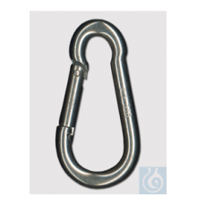 0006-5300 Крюк Burkle Snap V4A, 50x5 мм, отверстие 8 мм, DIN5299C