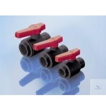 0500-8001 Шаровой кран Burkle PP, 1 "внутренний - 1" внутренний, NW 25 мм