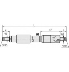 Нутромер 325-350мм микрометрический 133-154
