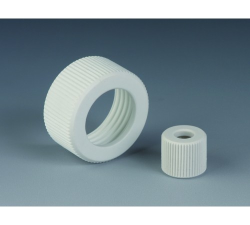 Винтовая крышка Bohlender с отверстием 9.2 мм, GL 14, PTFE/ стекловолокно (Артикул H 983-01) Винтовая крышка Bohlender с отверстием 9.2 мм, GL 14, PTFE/ стекловолокно (Артикул H 983-01)