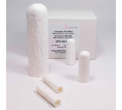 Экстракционные гильзы из стеклянного микроволокна Hahnemühle CFV, Ø 30 x 100 мм