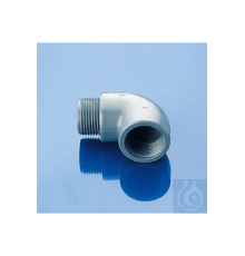 8516-0034 Burkle 90 изгиб, внутренняя / внешняя резьба, PP, 3/4 ", NW 19 мм