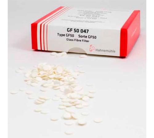 Фильтры Hahnemühle GF52 из стеклянного микроволокна, круглые, Ø 50 мм, без связующих агентов