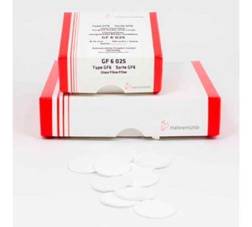 Фильтры Hahnemühle GF6 из стеклянного микроволокна, круглые, Ø 125 мм, со связующими агентами