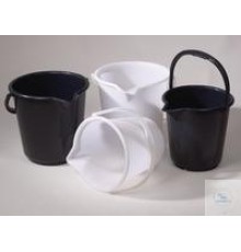 2307-0011 Burkle Bucket HDPE, белый, с носиком и шкалой, 10,5 л