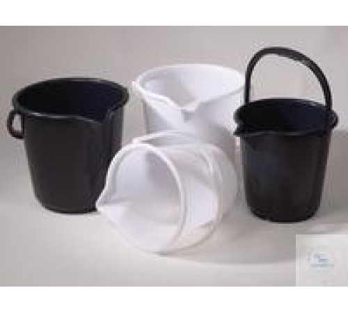 2307-0011 Burkle Bucket HDPE, белый, с носиком и шкалой, 10,5 л