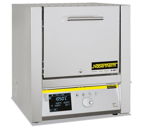 Печь муфельная профессиональная Nabertherm L 3/11/B410 с откидной дверью, 1100°С