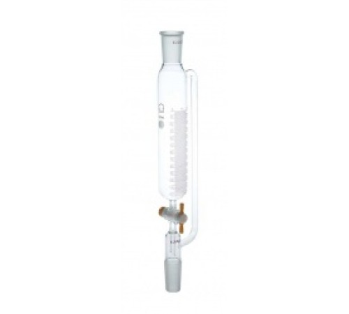 Воронка капельная цилиндрическая Kimble 125 мл, 29/42, с градуировкой, PTFE кран, с противодавлением, без пробки, стекло (Артикул 634540-0125) Воронка капельная цилиндрическая Kimble 125 мл, 29/42, с градуировкой, PTFE кран, с противодавлением, без пробки, стекло (Артикул 634540-0125)