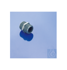 8505-0012 Ниппель Burkle, наружная резьба, PP, 1/2 ", номинальная ширина 13,5 мм