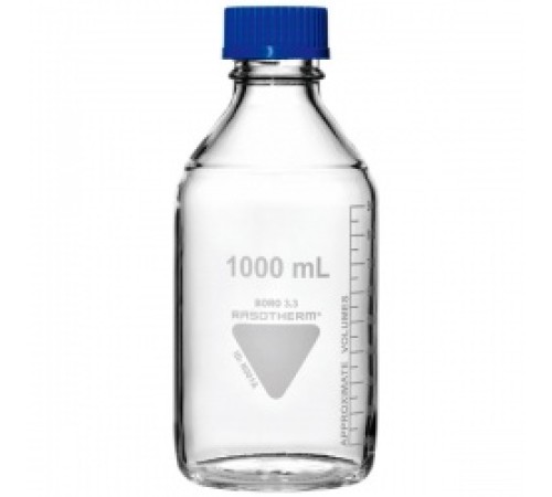Бутыль RASOTHERM 5000 мл, GL45, с градуировкой, крышкой и сливным кольцом, стекло (Артикул 95206006) Бутыль RASOTHERM 5000 мл, GL45, с градуировкой, крышкой и сливным кольцом, стекло (Артикул 95206006)