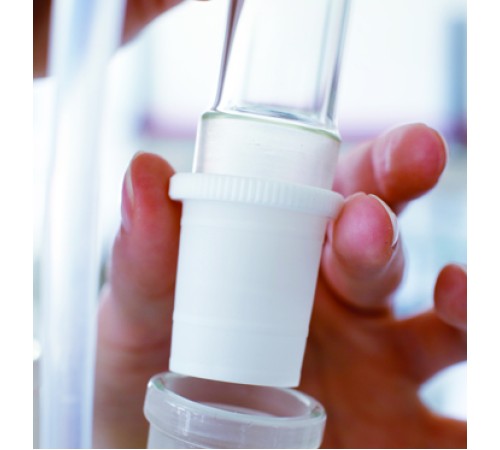 Уплотнительная вставка Bohlender с зажимным кольцом, NS 12/21, PTFE (Артикул H 933-02) Уплотнительная вставка Bohlender с зажимным кольцом, NS 12/21, PTFE (Артикул H 933-02)
