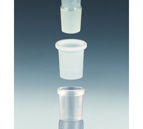 Уплотнительная вставка Bohlender с зажимным кольцом, NS 14/23, PTFE (Артикул H 933-03) Уплотнительная вставка Bohlender с зажимным кольцом, NS 14/23, PTFE (Артикул H 933-03)